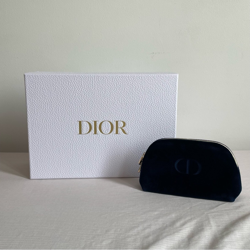 DIOR Beauty Velvet Makeup pouch and Box
